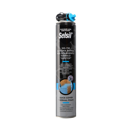 SCHIUMA RAPIDA PISTOLA PER ISOLAMENTO TERMIC\ACUSTICO ISOLTOP 750ML