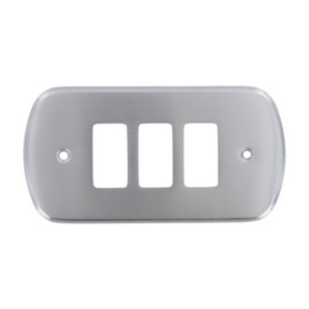 COPRINTERRUTTORE AURORA CROMO SAT. MIS. C