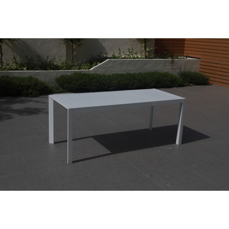 TAVOLO RETTANG.ESTEN. ALL.BIANCO CM 127\180X77X71
