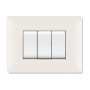 PLACCA LIFE Q LIVING PLAST BIANCO               3P