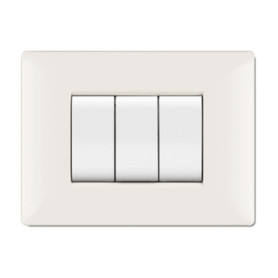 PLACCA LIFE Q LIVING PLAST BIANCO               4P