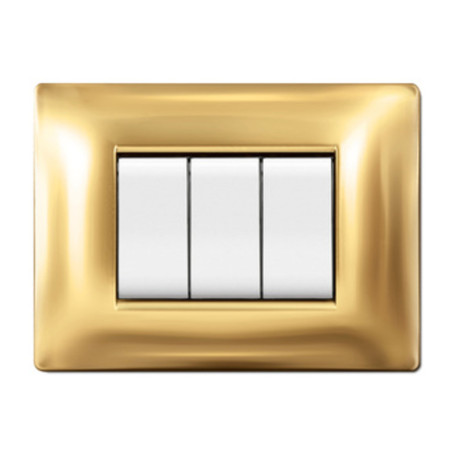 PLACCA LIFE Q LIVING PLAST ORO          4P