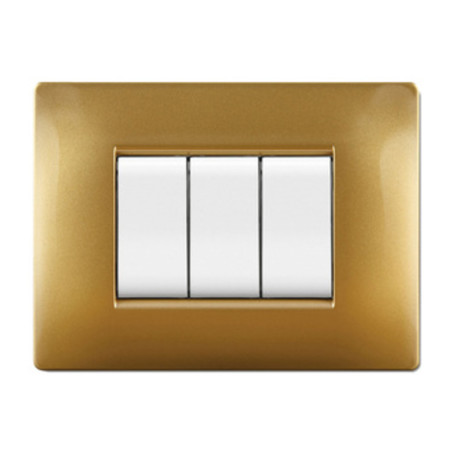 PLACCA LIFE Q LIVING PLAST SABBIA ORO   4P