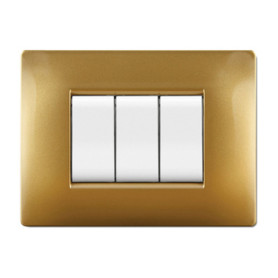 PLACCA LIFE Q LIVING PLAST SABBIA ORO   7P