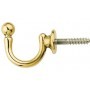 GANCI PER TENDE "SFERA" ORO LUCIDO MM.33X26*