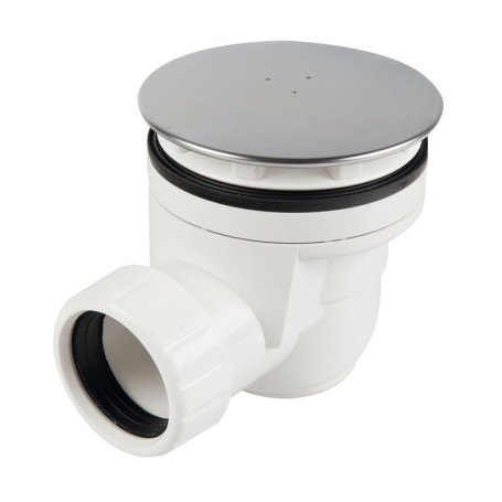 PILETTA SIFOIDE DOCCIA D 60 MM COPERCHIO INOX 90 MM