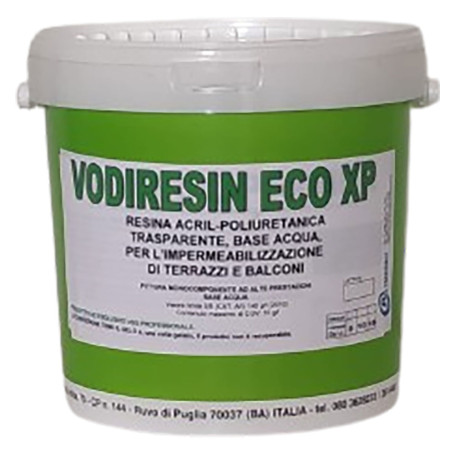 RESINA ACRILPOLIURETANICA FILMANTE  VODIRESIN ECO  lt. 5 - trasparente