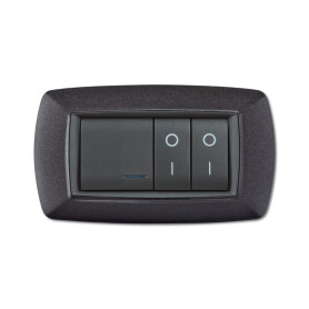 PLACCA LIFE LIVING PLAST GRIGIO NOTTE VULCAN 4P