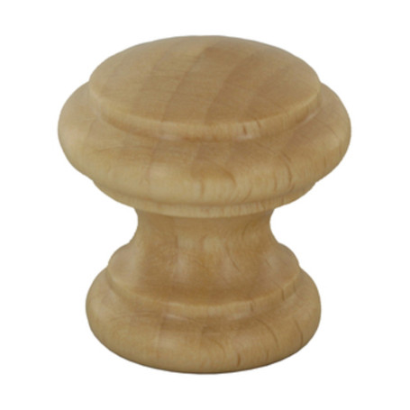 POMOLO IN LEGNO NATURALE 114A D 38 MM