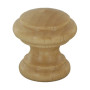 POMOLO IN LEGNO NATURALE 114A D 38 MM