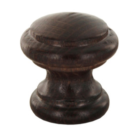 POMOLO IN LEGNO NOCE 114A D 38 MM