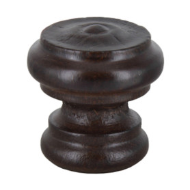 POMOLO IN LEGNO NOCE 102C D 30 MM