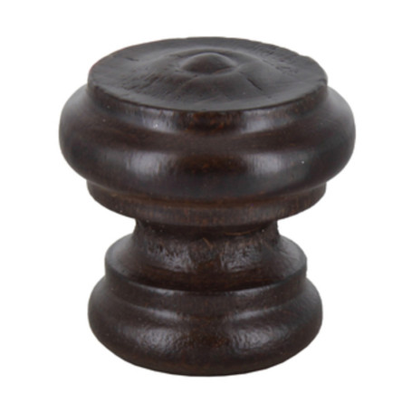 POMOLO IN LEGNO NOCE 102A D 38 MM