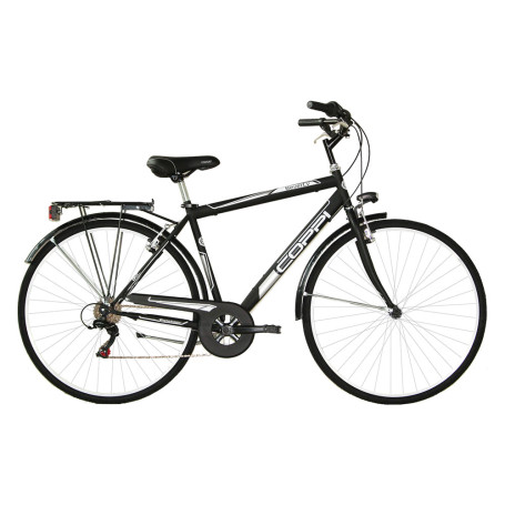 BICICLETTA UOMO  TREKKING  COPPI 28 - argento