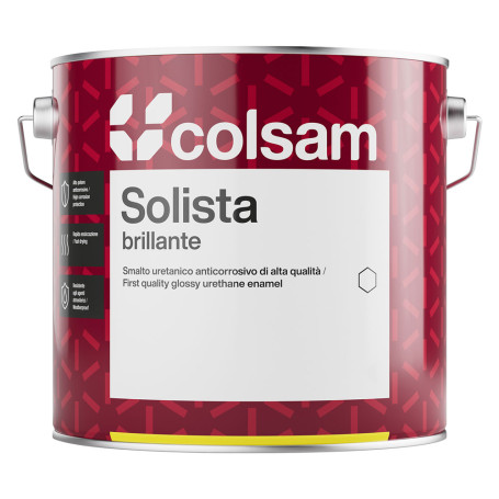 SMALTO SINTETICO BRILLANTE  SOLISTA  Lt. 0