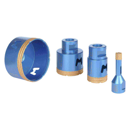 FRESA DIAMANTATA A SECCO  TITANIUM GOLD   diametro  mm 8 - 5/16