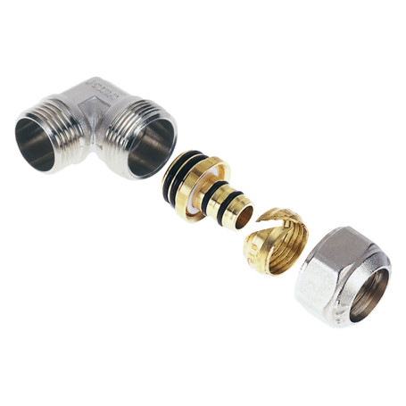 RACCORDO A STRINGERE CURVO  ART. 534 / 544   art.544  - 20 x 1/2 - maschio