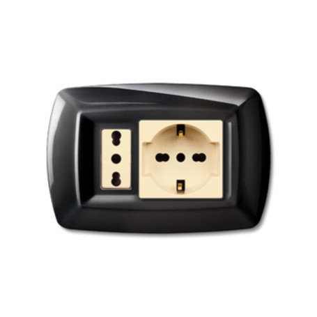 TONDO PLACCA MAGIC PLAST SCHUKO+MODULO NE