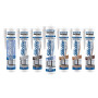 SILICONE NEUTRO PER LATTONERIA  CONSTRUCTION   testa di moro (RAL 8017) ml 300