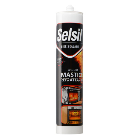 SIGILLANTE REFRATTARIO  SMR-300  ml 300 - colore nero