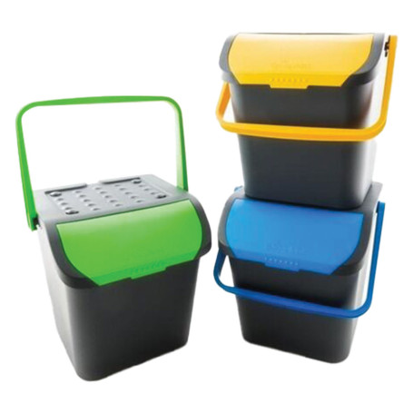 PATTUMIERA PER RACCOLTA DIFFERENZIATA SET  ECOLOGIC TRIS  cm 38 x 36