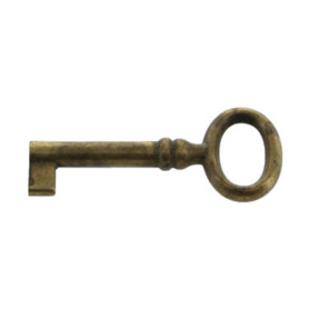 BL CHIAVE P\MOBILI 33718 24X56 MM OTTONE ANTICAT