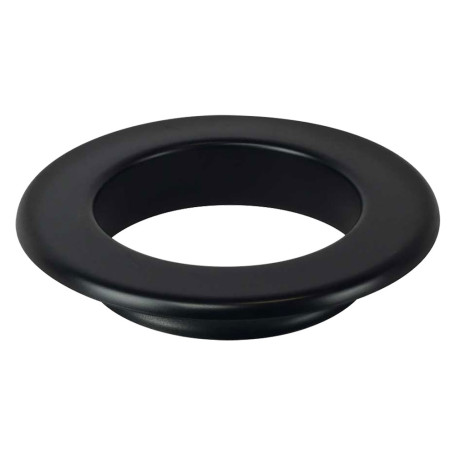 ROSONE VERNICIATO  diametro  cm  18 - nero opaco