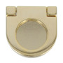 MANIGLIA ZAMA E 3262 INCASSO 36X36 MM ORO LUC