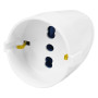 PRESA VOLANTE  SCHUKO  art.CE36B - (scatola appendibile)