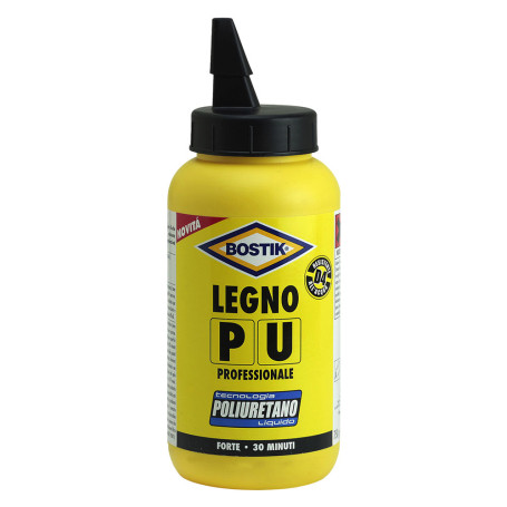 COLLA POLIURETANICA MONOCOMPONENTE  LEGNO PU  gr. 750