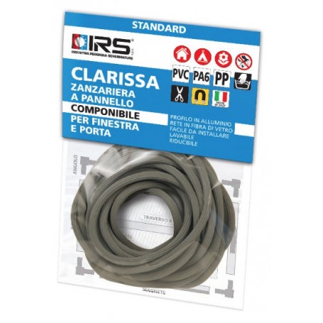 ZANZARIERA IRS CLARISSA BL TONDINO 500