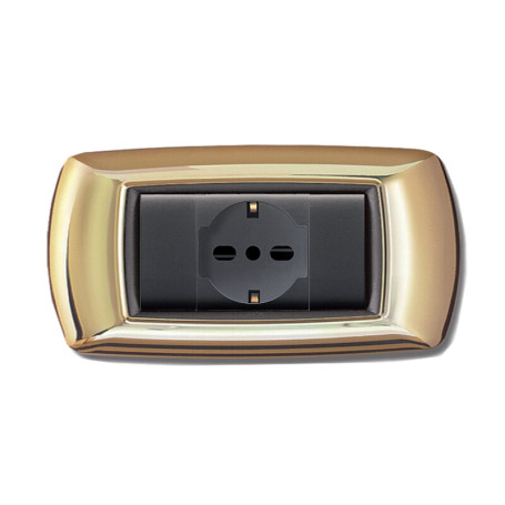 PLACCA LIFE LIVING PLAST ORO 4P