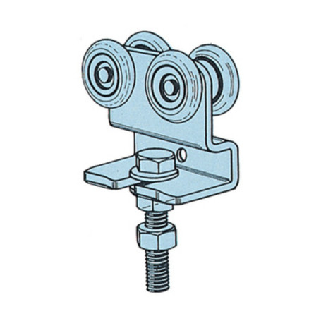 BS OMGE   23 CARRELLO A 4 RUOTE 2 PZ