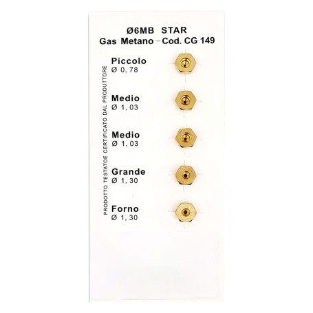 UGELLI PER CUCINA per metano