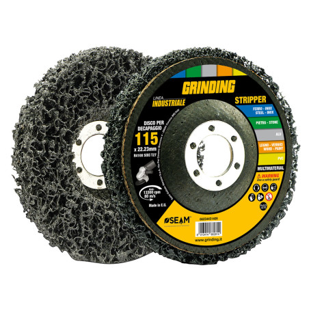 DISCO PULITURA IN NYLON MULTIMATERIALI  GRINDING LINEA INDUSTRIALE   diametro  115