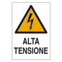 CARTELLO  ALTA TENSIONE  cm 20 x 30
