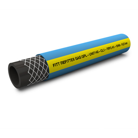 TUBO  REFITTEX  PER GAS GPL  diametro  mm 8 x 13 - rotolo 50 mt