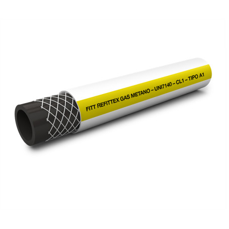 TUBO  REFITTEX  PER GAS METANO  diametro  mm 13 x 20 - rotolo 50 mt