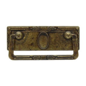 BL MANIGLIA 06060 97X45 MM  P.P.OTTONE ANTICATO