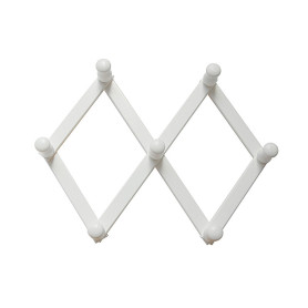 BL APPENDIABITI ESTENSIBILE A 7 GANCI BIANCO*