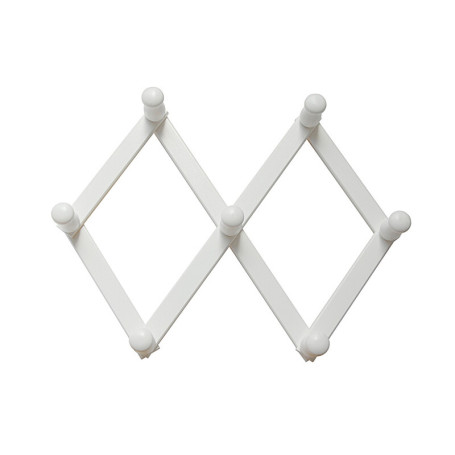 BL APPENDIABITI ESTENSIBILE A 7 GANCI BIANCO*