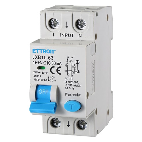 INTERRUTTORE MAGNETOTERMICO DIFFERENZIALE 1P+N - 25A