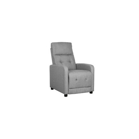 POLTRONA RECLINER REY TESSUTO GRIGIO CHIARO 40