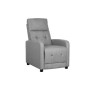 POLTRONA RECLINER REY TESSUTO GRIGIO CHIARO 40