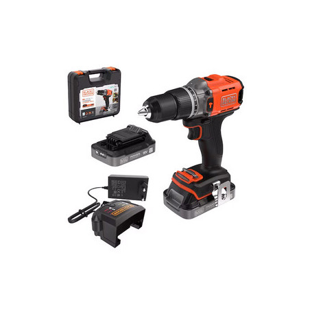TRAPANO B+D 18V C\PERC BCD383D2XK 2 BATTERIE