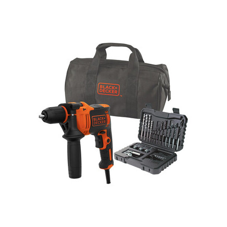 TRAPANO B+D BEH710SA32 + 32 ACCESSORI E SOFTBAG