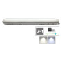 PLAFONIERA DOPPIO TUBO LED DIMMERABILE 2 x 48W - 4000/6500K mm.1200 x 100 x 70 mm