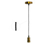 LAMPADARIO IN METALLO  VINTAGE CT100B  colore ottone
