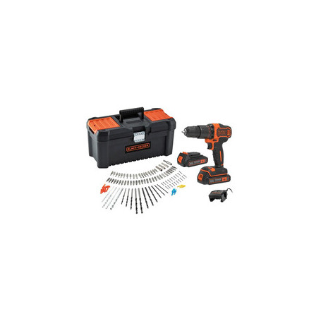 TRAPANO AVVITATORE B+D 18V BCD700C2TA + 105 ACC.