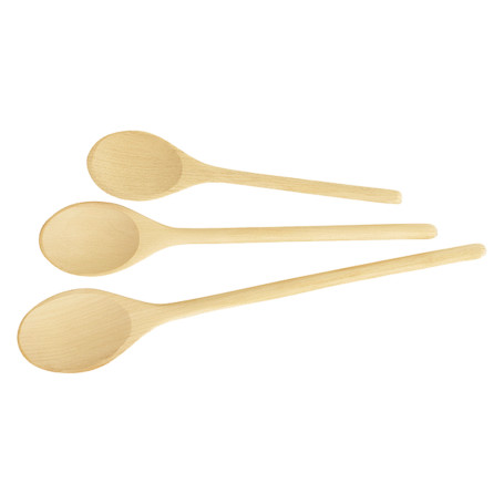 CUCCHIAI OVALI LINEA  WOODY  art. 637315 - 30 cm